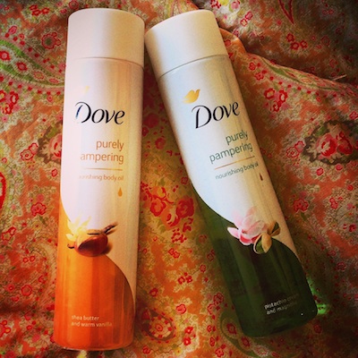Purely Pampering Nourishing Body Oils from Dove image