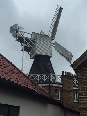 London Dog Blog – The windmill at Wimbledon Common image