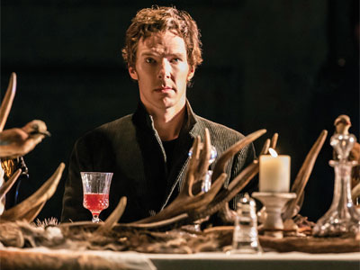 Benedict Cumberbatch on the National Theatre Live broadcast... image