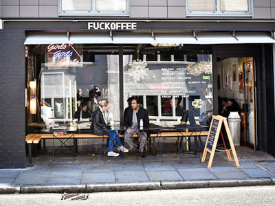 Storm in a coffee cup? Cafe ordered to take down offensive sign image