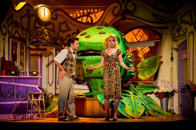 Fabulous singing and awesome Audrey II at Little Shop of Horrors at New Wimbledon Theatre image