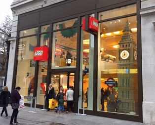 Kids in London – The Lego store in Leicester Square image