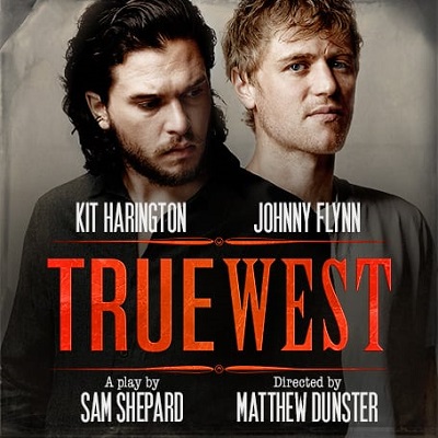 Kit Harington and Johnny Flynn in True West at The Vaudeville Theatre image