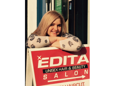 Happy Customer at Edita salon