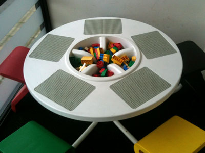 Lego Play area, We welcome children