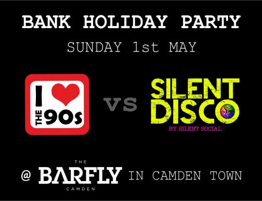I Love The 90s vs Silent Disco Bank Holiday Party image