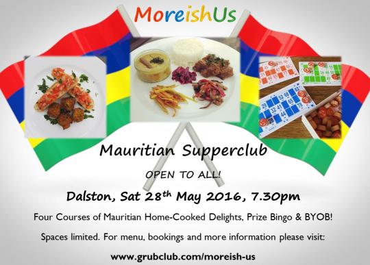 Mauritian themed Supperclub in Dalston image
