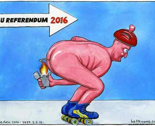 EU must be joking! An exhibition of original cartoons on the EU Referendum image