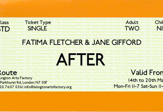 AFTER – an exhibition of contemporary art by Fatima Fletcher & Jane Gifford image