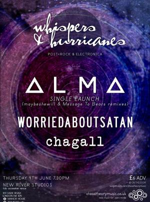 Whispers & Hurricanes: ALMA (single launch), worriedaboutsatan, Chagall image