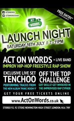 Act On Words presents LAUNCH NIGHT image