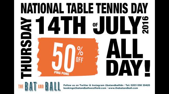 National Ping Pong Day! image
