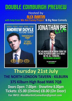 Jonathan Pie & Andrew Doyle - Double Preview image