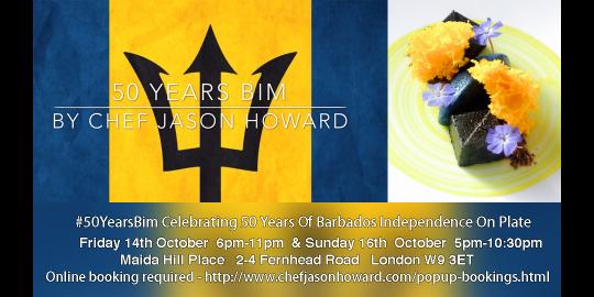 Chef Jason Howard Presents #50YearsBim - 50 Years Of Barbados On Plate image