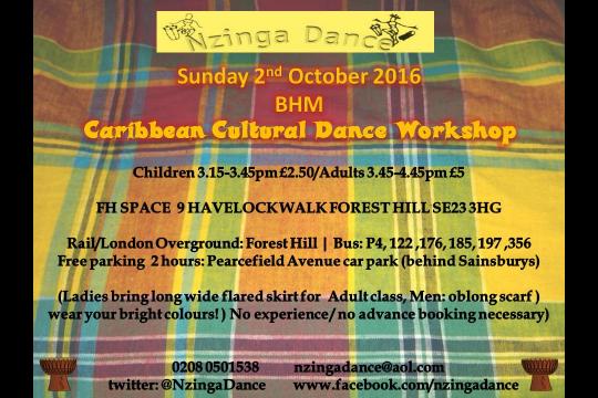 Caribbean Dance Workshops with Nzinga Dance image