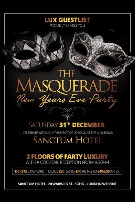 Sanctum Masquerade Ball New Years Eve image