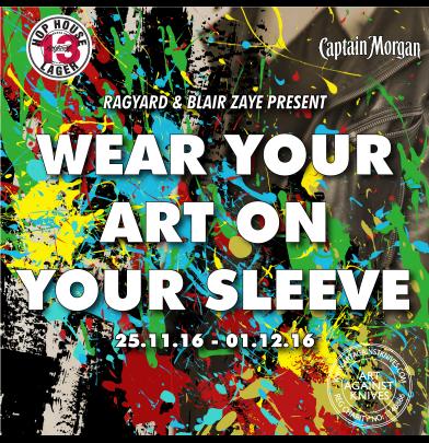 'Wear Your Art On Your Sleeve' Raising money for ART AGAINST KNIVES image
