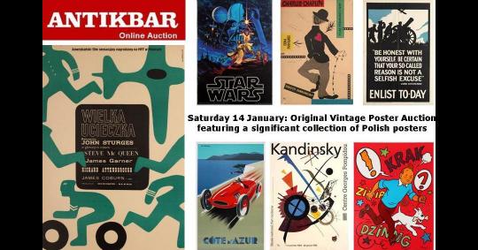 Original Vintage Poster Auction featuring a significant collection of Polish posters image