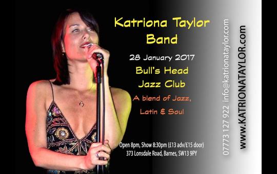Katriona Taylor and her Band, Live Jazz Night at The Bulls Head Jazz Club image