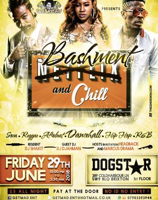 Bashment and Chill – Guest : DJ Djahman image