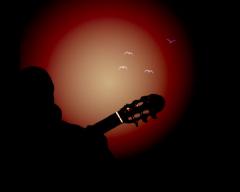 Music in the Dark - an acoustic guitar performance by Jean Pierre Mas image