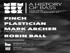 Pinch + Plastician + Mark Archer play Memory Box: A History Of Bass image