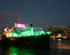 St Patricks Party on the Thames - HMS President image