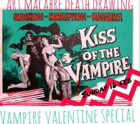Art Macabre's Kiss of the Vampire - A Vampiric Valentine's image
