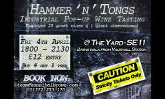 Hammer 'n' Tongs - Industrial Pop-up Wine Tasting image