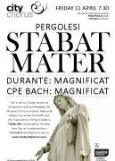 City Chorus perform Pergolesi: Stabat Mater, Durante: Magnificat, CPE Bach: Magnificat  image