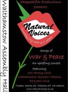 War & Peace:  An Afternoon of Music, Song and Remembering  image