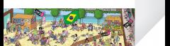 Brazilian World Cup Party On The Beach image