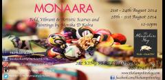 Monaara: Bold, vibrant & Artistics Scarves & Paintings by Monika D Kalra image
