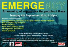 EMERGENCY: Fundraising evening for the people of Gaza image