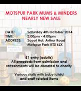 Motspur Park Mums & Minders Nearly New Sale image