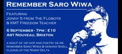 Hip Hop & Poetry Fundraiser Feat Jonny 5( Flobots) & Kmt Freedo Teacher ( For Action Saro Wiwa) image