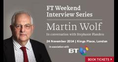 FT Weekend Interview Series - Martin Wolf image