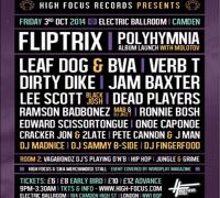 High Focus Records Present: Fliptrix 'Polyhymnia' Album Launch Party image