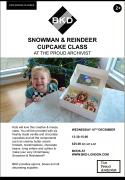 BKD Xmas Snowmen and Reindeer Cupcake Class image
