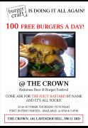 100 FREE Burgers every day by Burger Craft image
