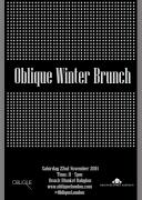 Oblique Presents The Winter Brunch image