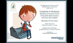 Creativity & Dyslexia: Dyslexia Awareness Week event with Sally Gardner and Tom McLaughlin image
