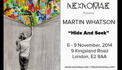 Martin Whatson Exhibition "Hide And Seek" in Shoreditch image