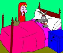 Red Riding Hood and the Silly Wolf image