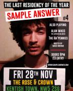 #4: Sample Answer's Last Residency of the Year image