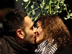Under The Mistletoe: Kissing Competition image