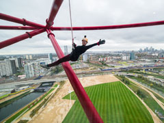 Olympic Park Orbit Abseil for disability charity Scope image