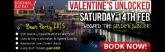 Valentine's Unlocked - Valentine's Party 2015 | Boat Party image