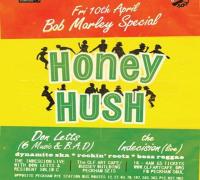 Honey Hush Bob Marley Special - Don Letts, Indecision (live) & DJ Solid C image
