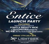 Entice Launch Party with Heartless Crew, MC Kie & DJ Cartier image